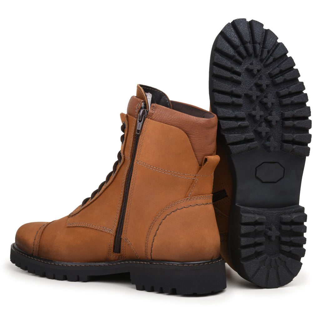 Whiskey Barry Leather Combat Boots