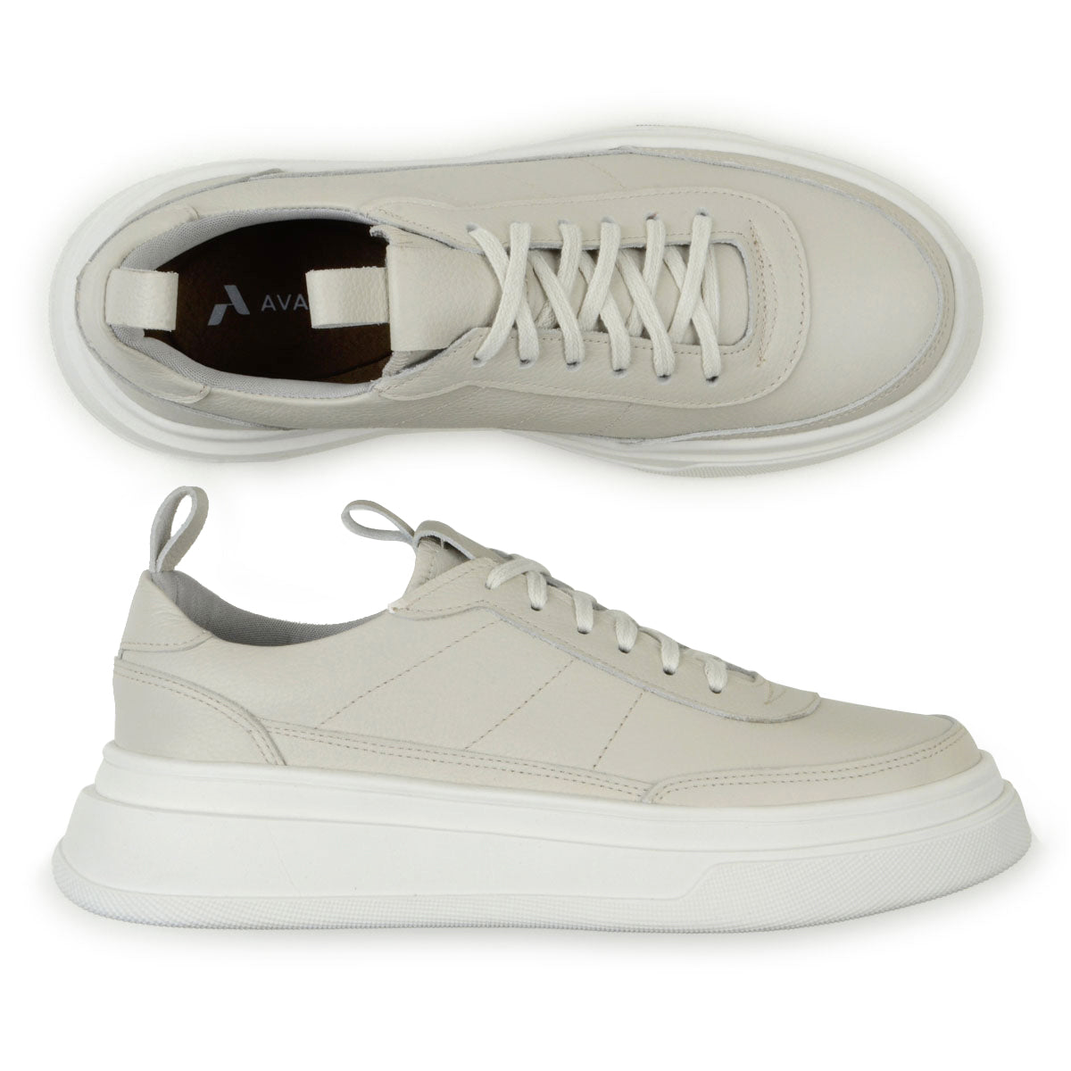 Bone Colter Leather Sneakers