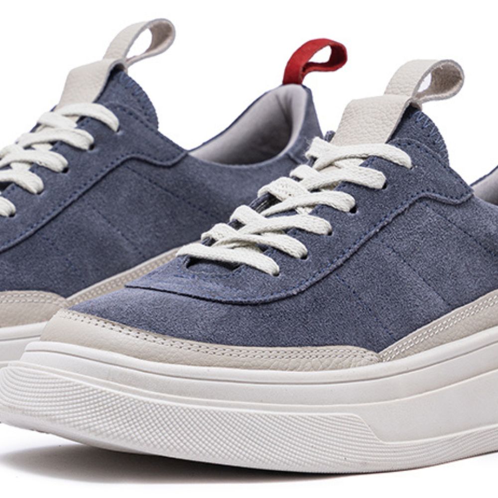 Denim Blue Colter Suede Sneakers