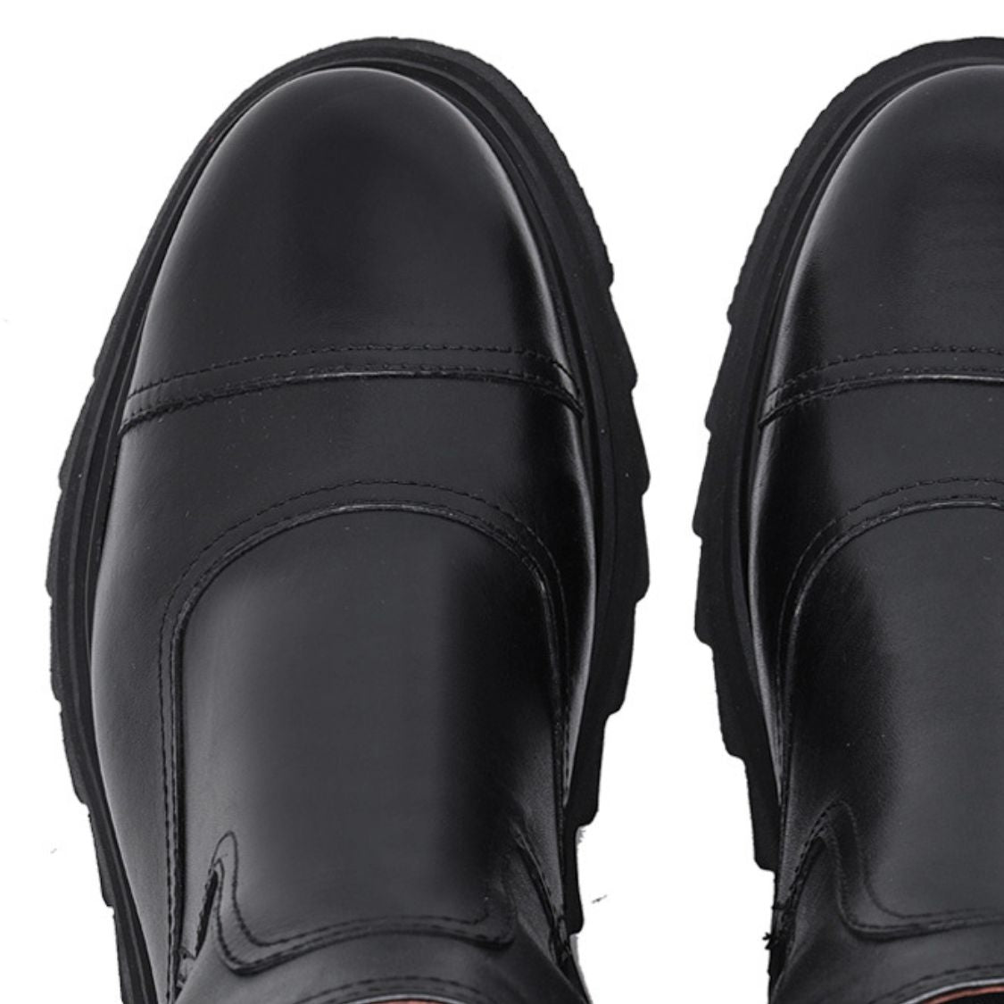 Black Ward Leather Chelsea Boots