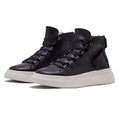 Black Albus Leather High Top Sneakers