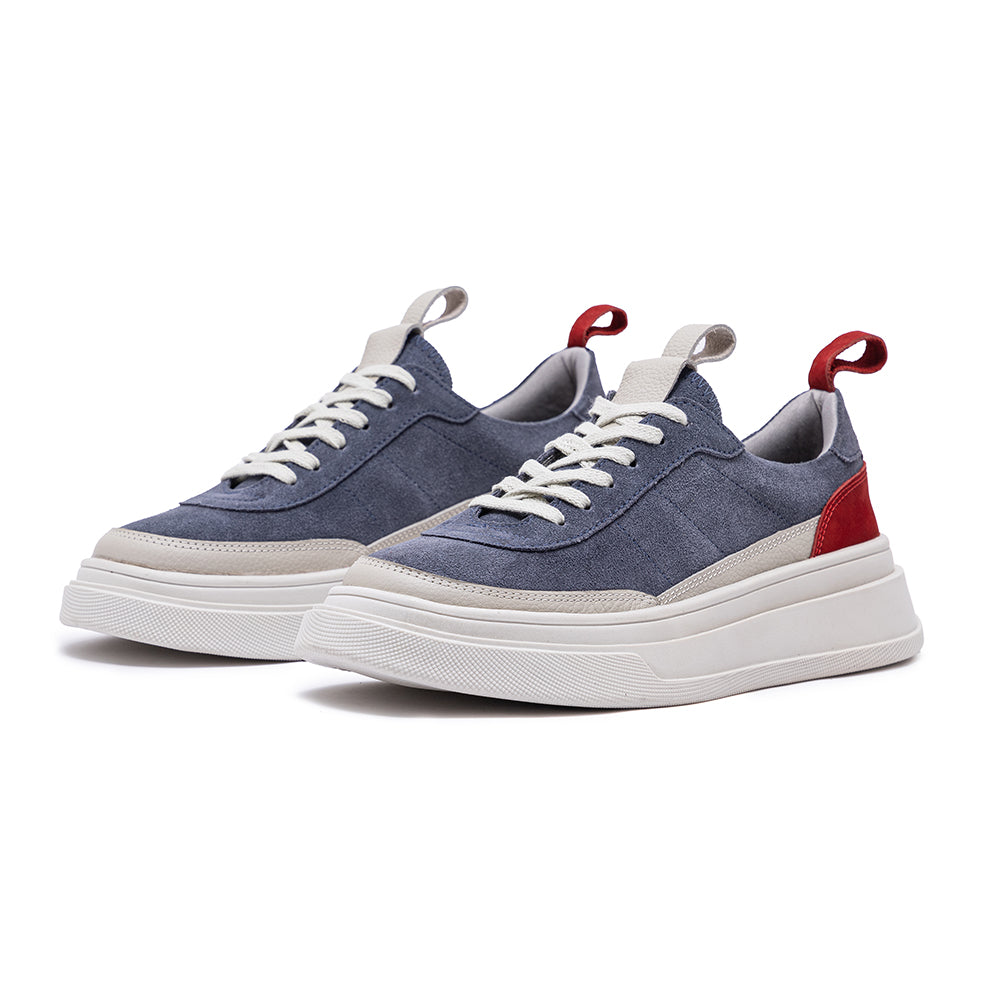 Denim Blue Colter Suede Sneakers