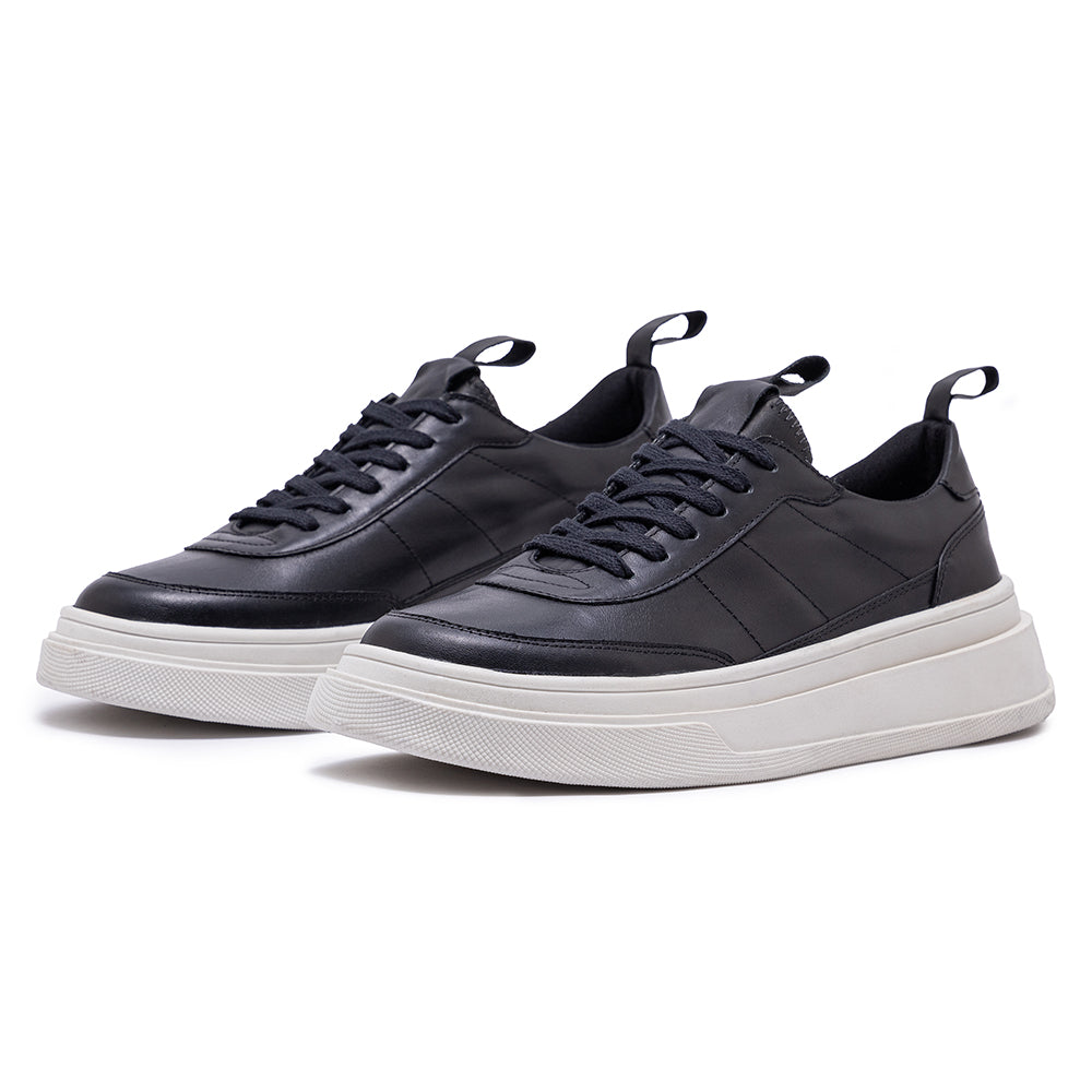 Black Colter Leather Sneakers