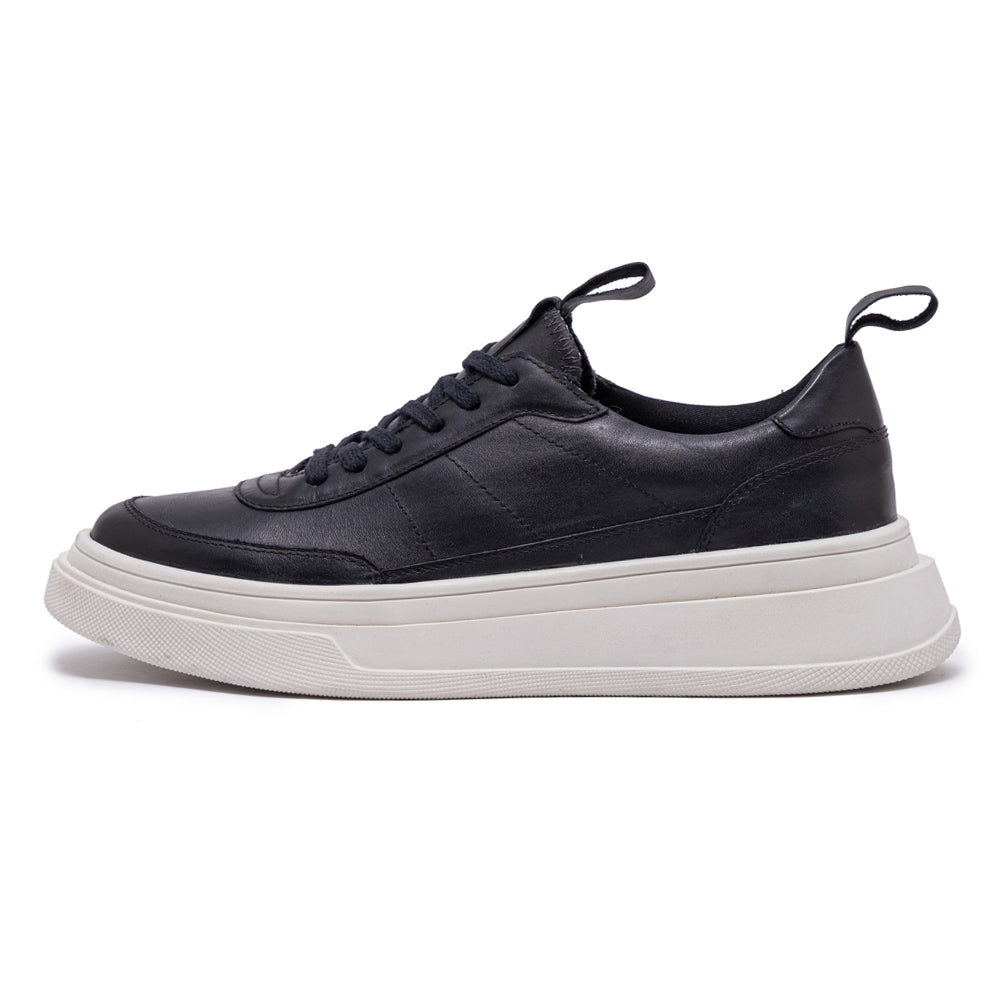Black Colter Leather Sneakers