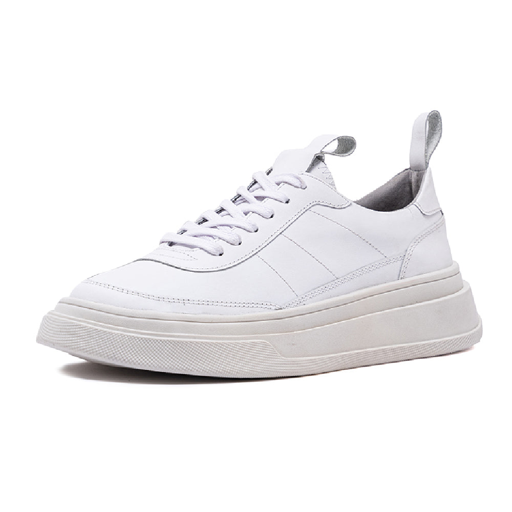 White Colter Leather Sneakers