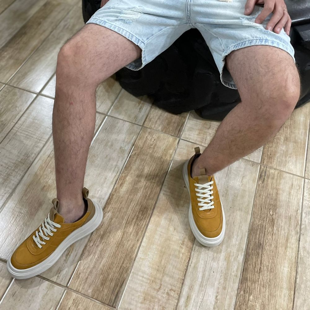 Mustard Colter Nubuck Sneakers