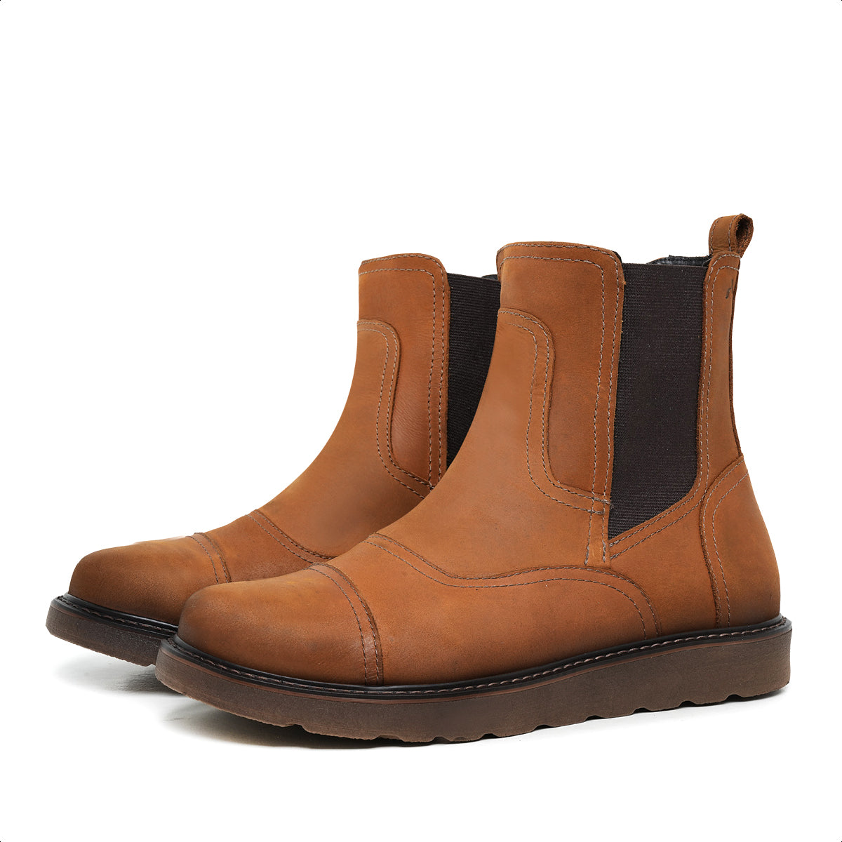 Whiskey Mason Leather Chelsea Boots