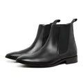 Black John Leather Chelsea Boots