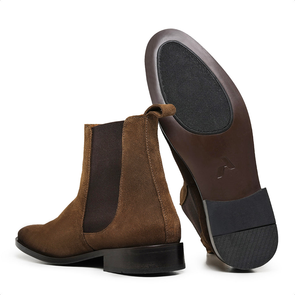 Tobacco John Suede Chelsea Boots
