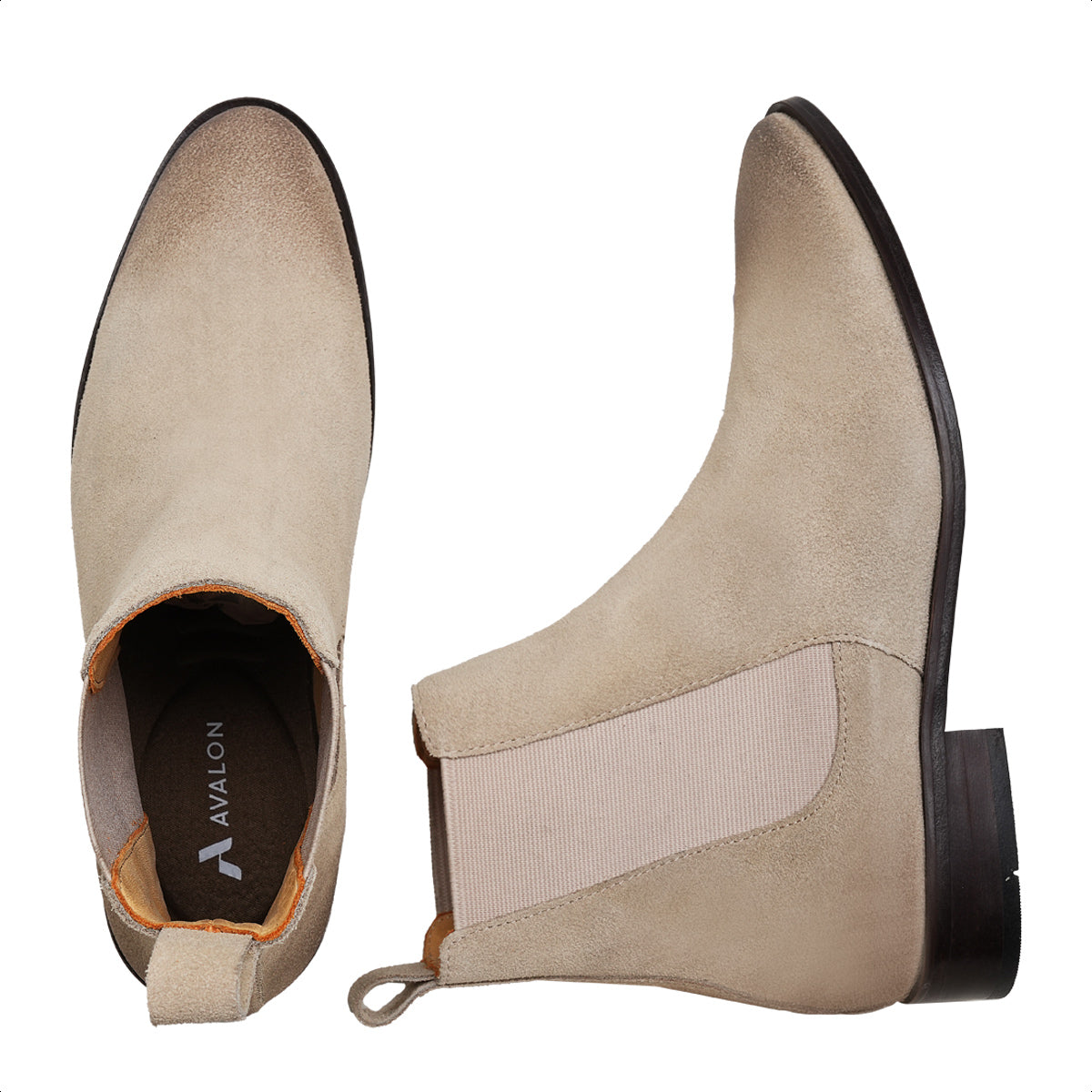 Sand John Suede Chelsea Boots