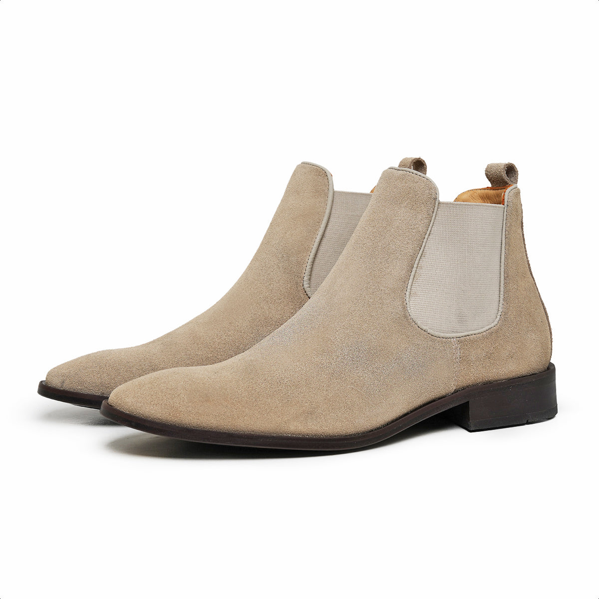 Sand Preston Suede Chelsea Boots
