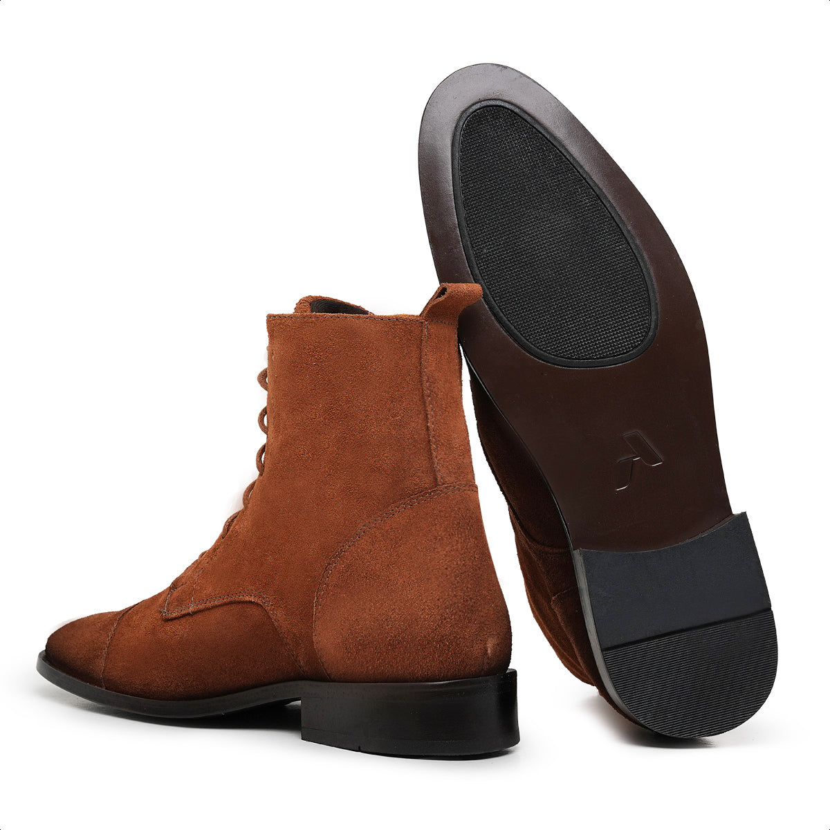 Rust Marston Suede Cap Toe Boots