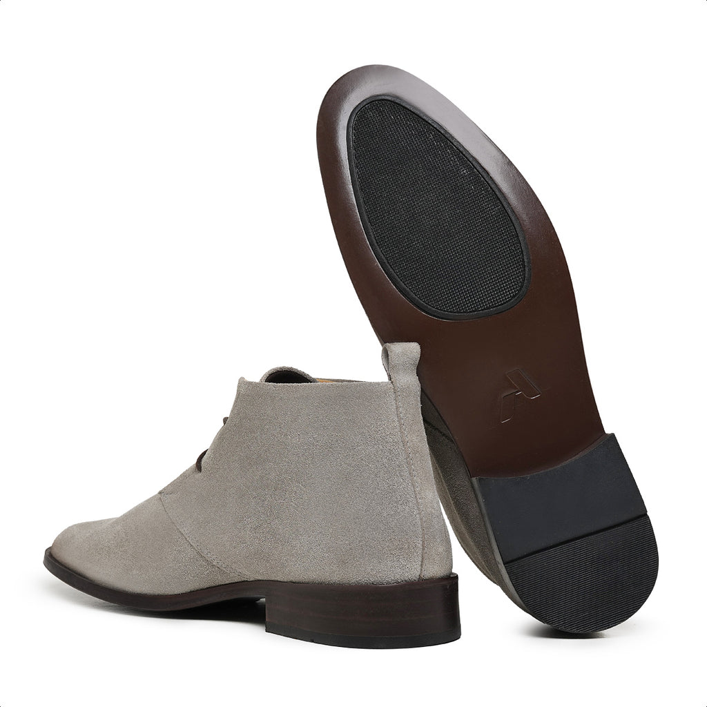 Stone Dutch Suede Chukka Boots