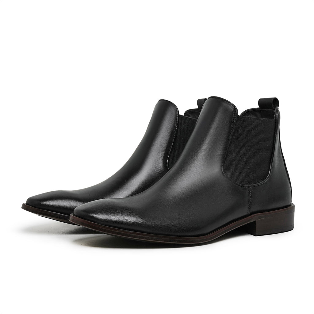 Black Preston Suede Chelsea Boots