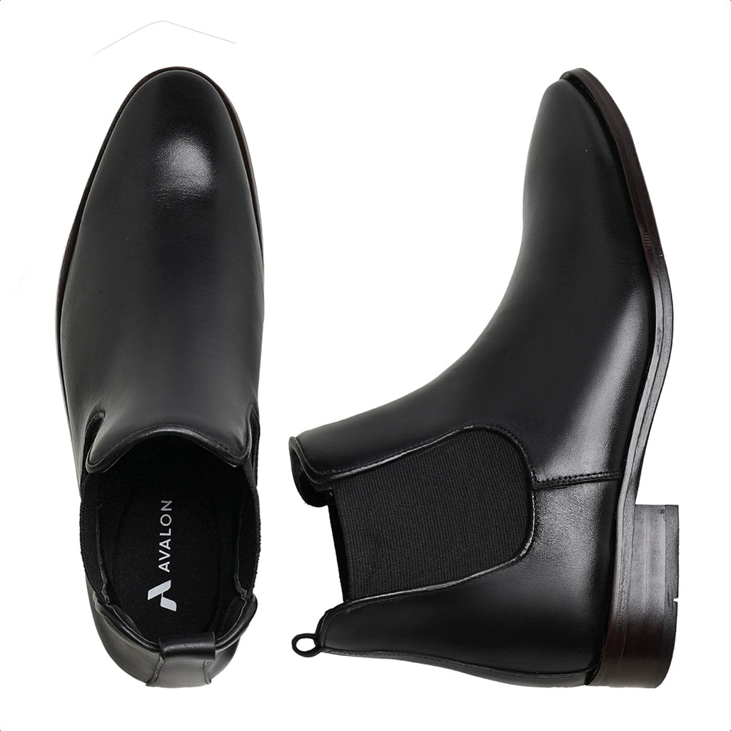 Black Preston Suede Chelsea Boots