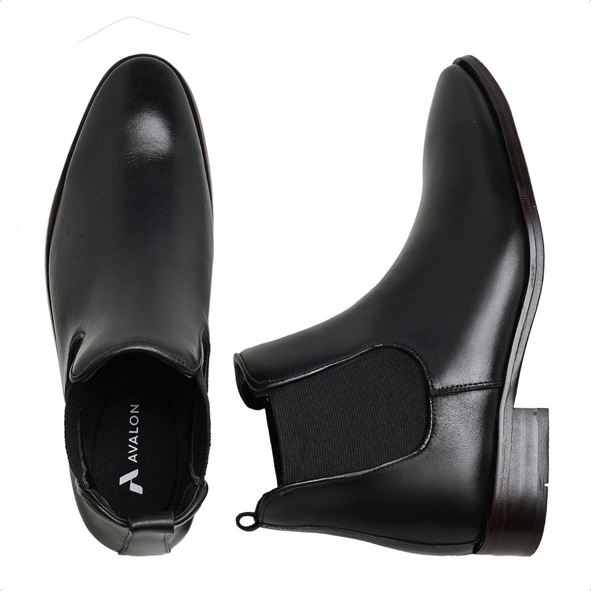 Black Preston Suede Chelsea Boots