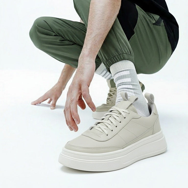 Bone Colter Leather Sneakers