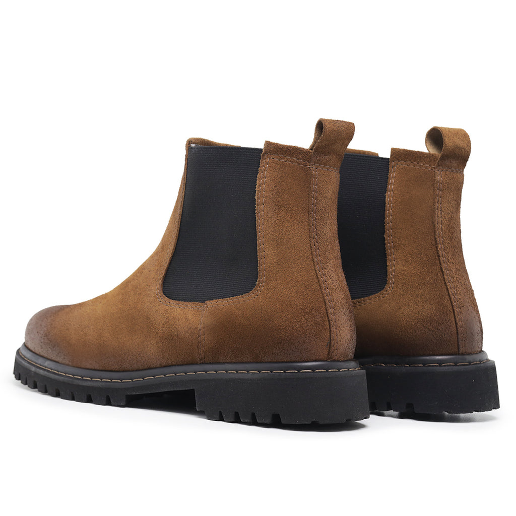 Tobacco Thomas Suede Lug Sole Chelsea Boots