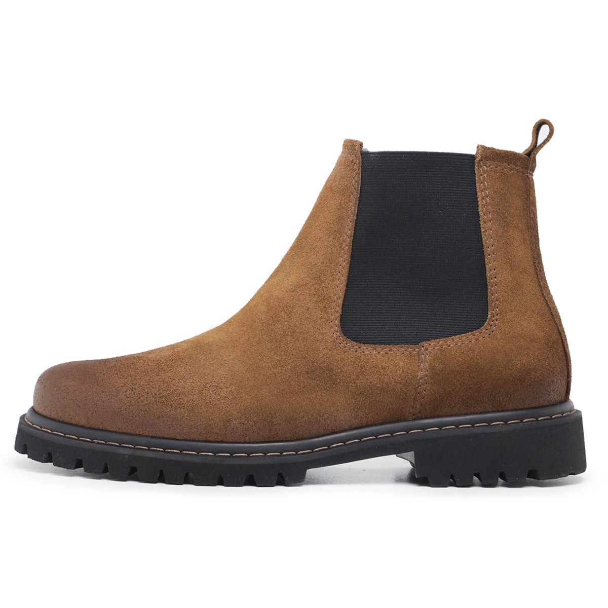 Tobacco Thomas Suede Lug Sole Chelsea Boots