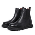 Black Ward Leather Chelsea Boots